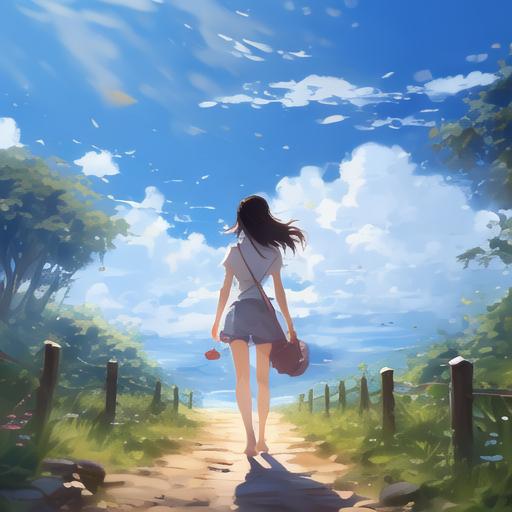 男生J桶进女人P又色又爽又黄美女独自远行的背影,原创情感素材